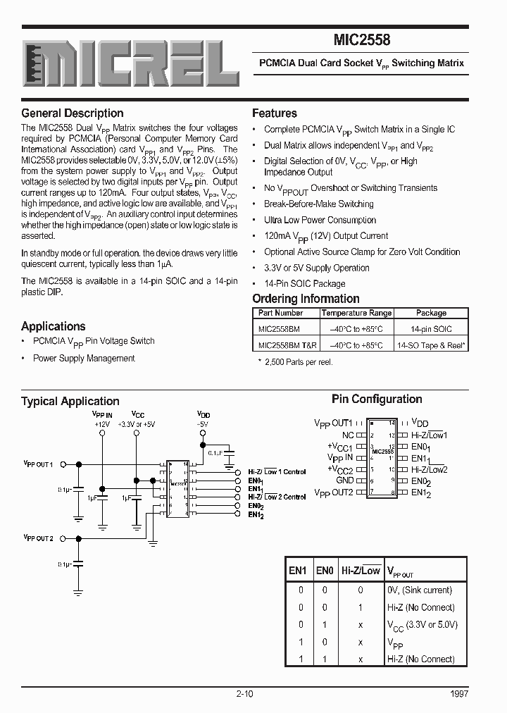 MIC2558_31564.PDF Datasheet