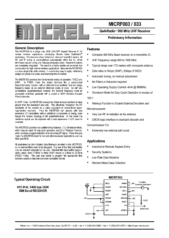 MICRF003_237114.PDF Datasheet