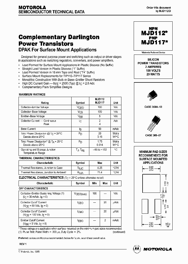 MJD112_237694.PDF Datasheet
