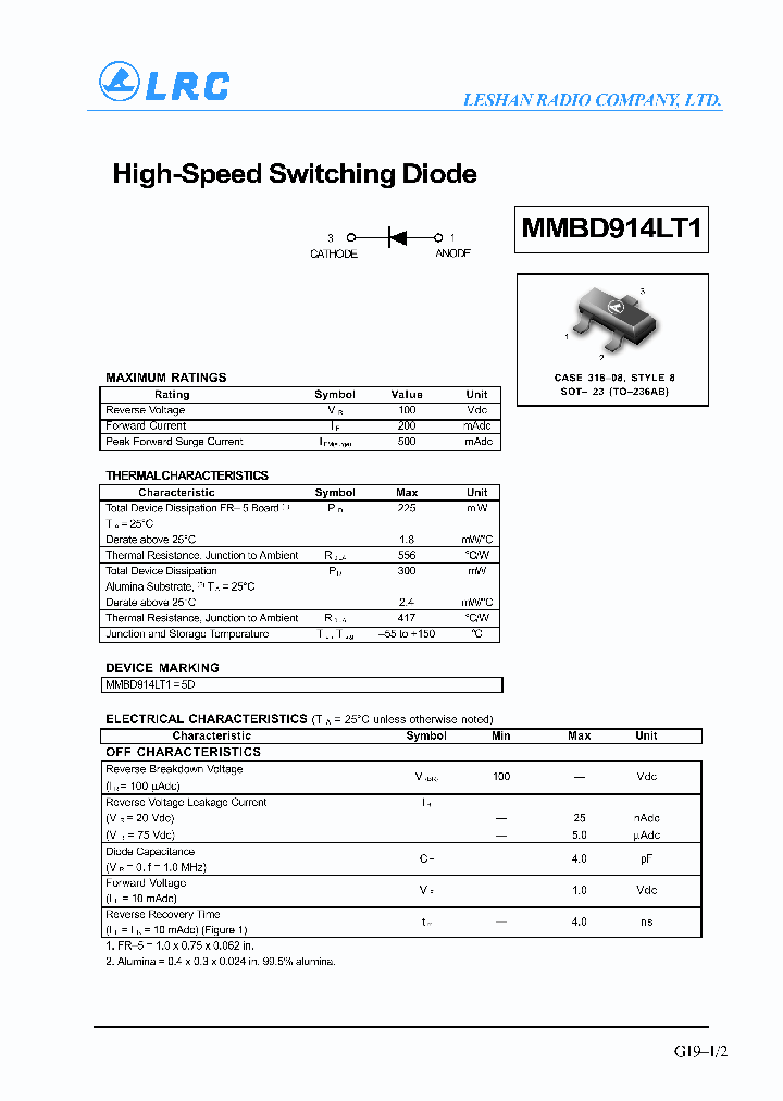MMBD914LT1_254334.PDF Datasheet
