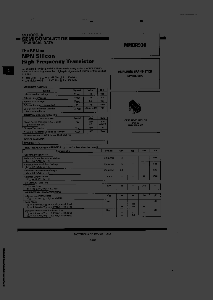 MMBR930_297764.PDF Datasheet