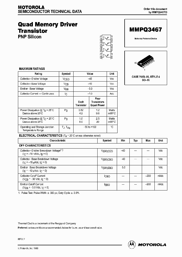 MMPQ3467_232971.PDF Datasheet
