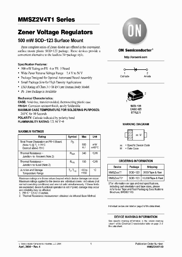 MMSZ15T1_74832.PDF Datasheet