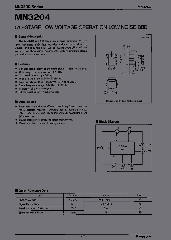 MN3204_214585.PDF Datasheet