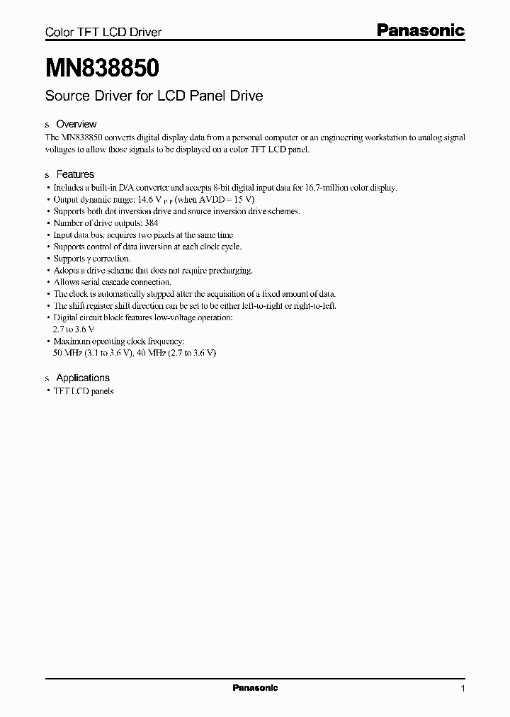 MN838850_228219.PDF Datasheet
