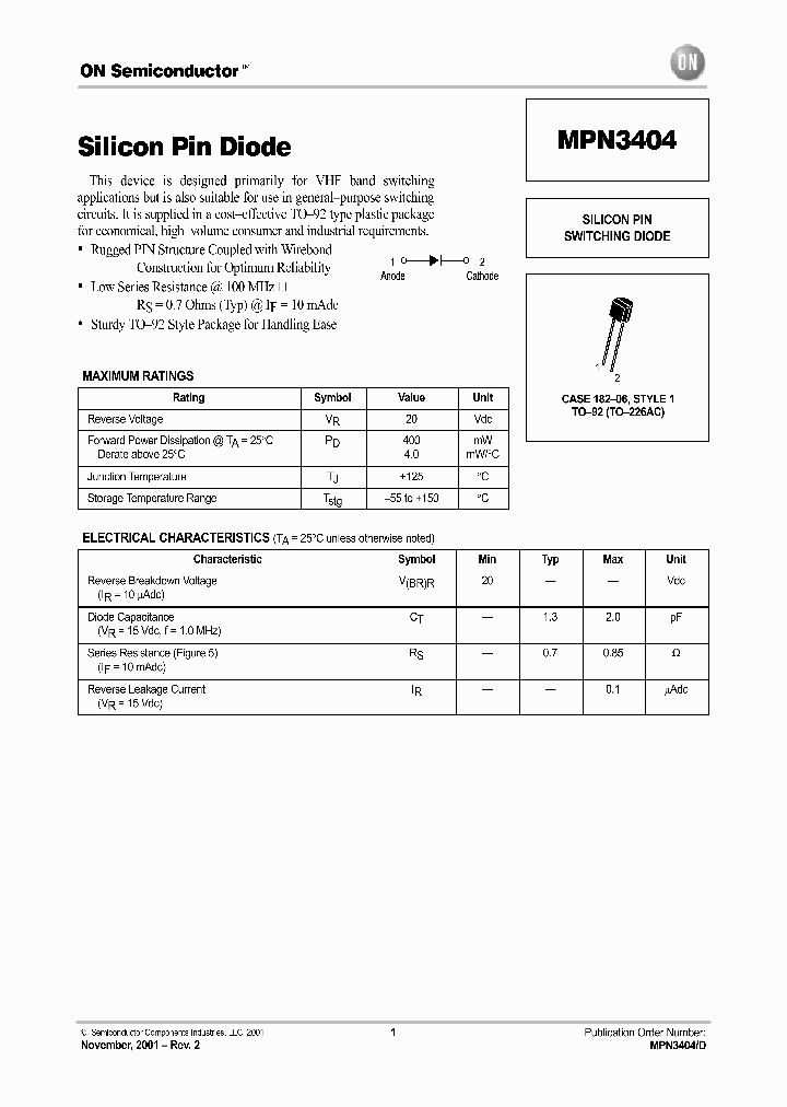 MPN3404_229514.PDF Datasheet