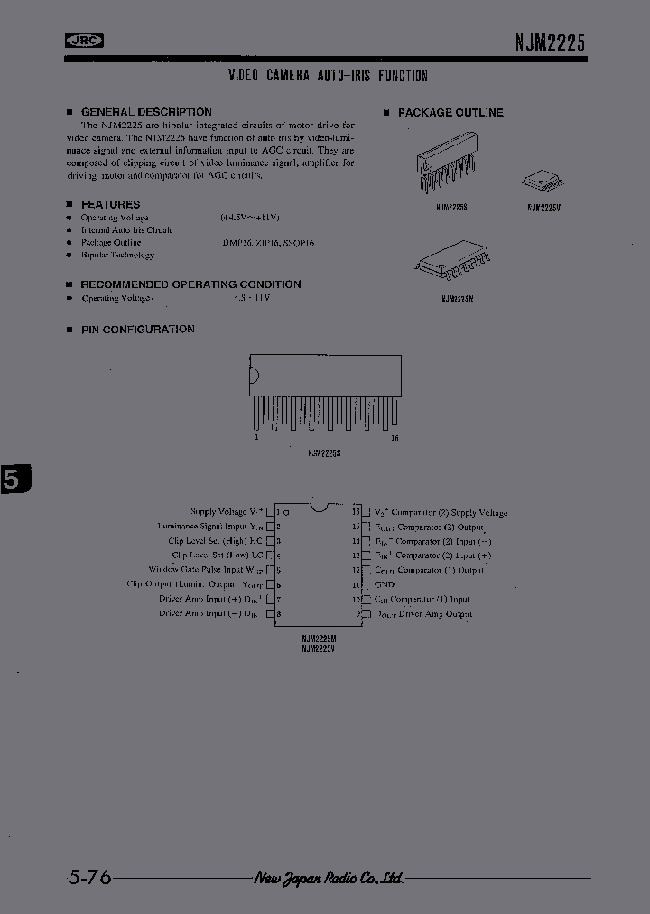 NJM2225M_198431.PDF Datasheet