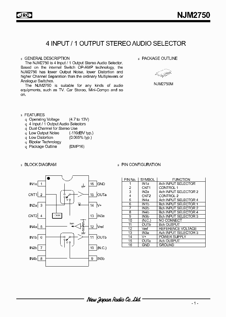 NJM2750_226757.PDF Datasheet