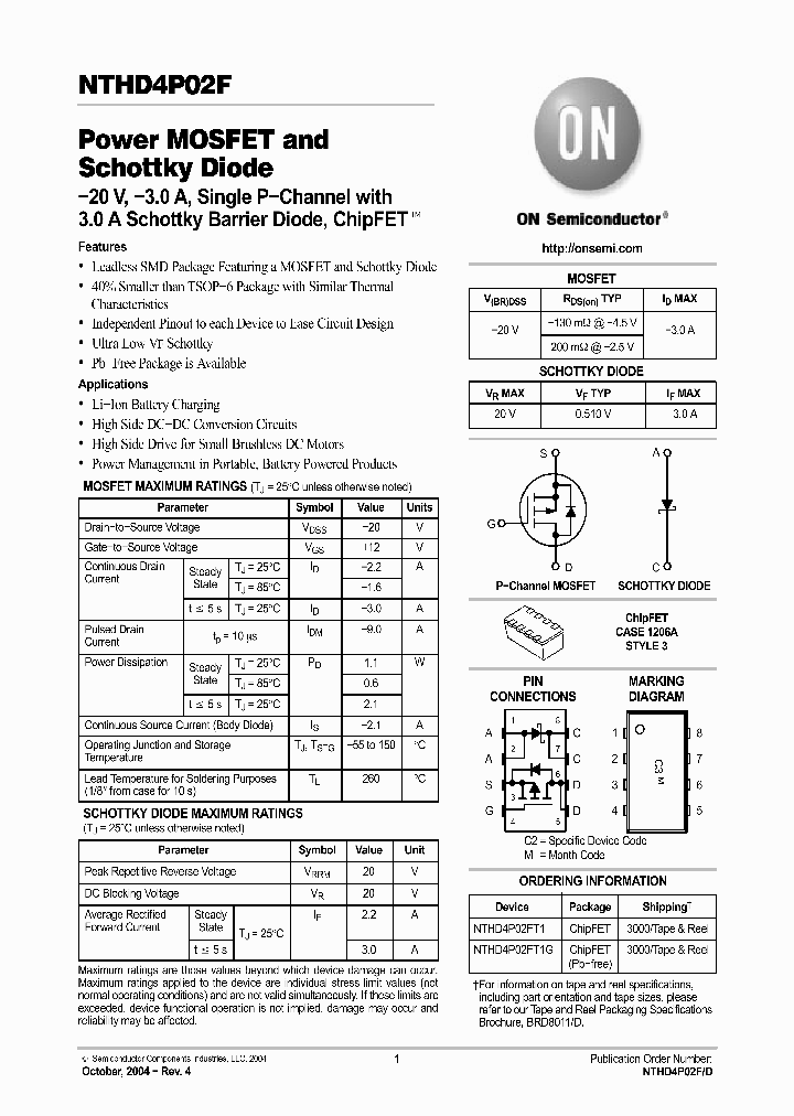 NTHD4P02F_228556.PDF Datasheet