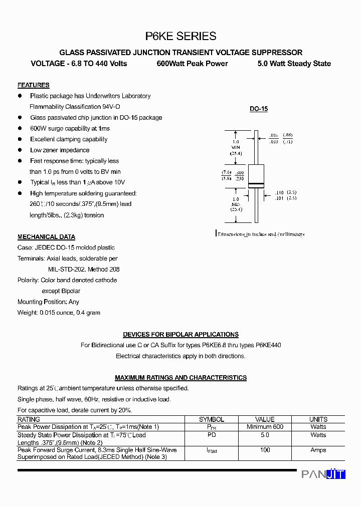 P6KE180CA_192180.PDF Datasheet