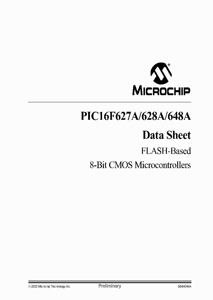 PIC16F628A_78424.PDF Datasheet