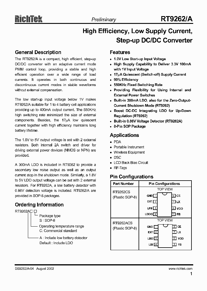 RT9262A_185281.PDF Datasheet
