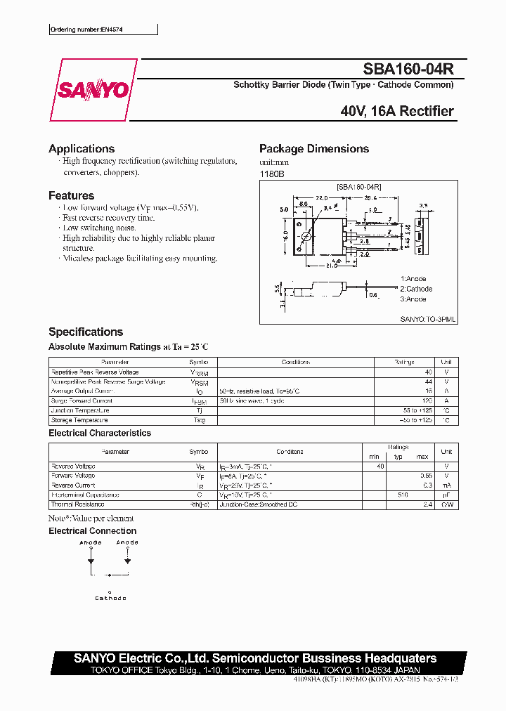 SBA160-04R_236243.PDF Datasheet