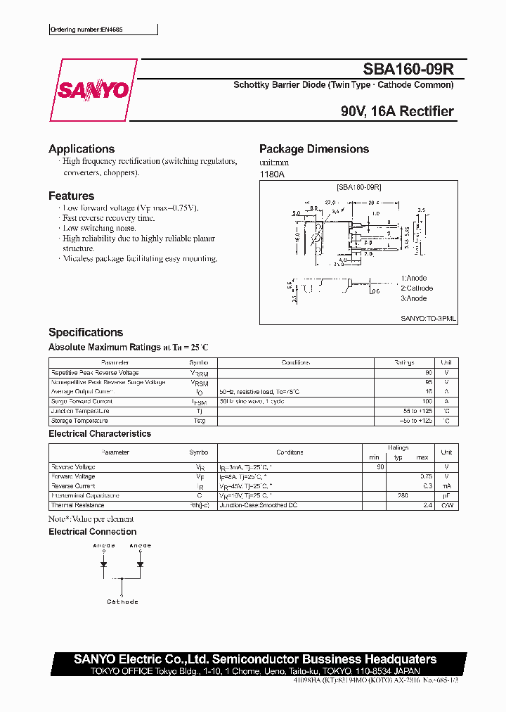 SBA160-09R_236245.PDF Datasheet