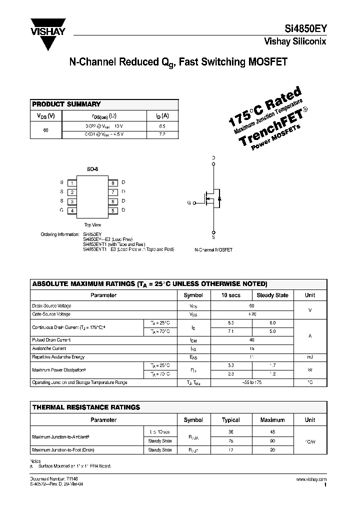 SI4850EY_230767.PDF Datasheet