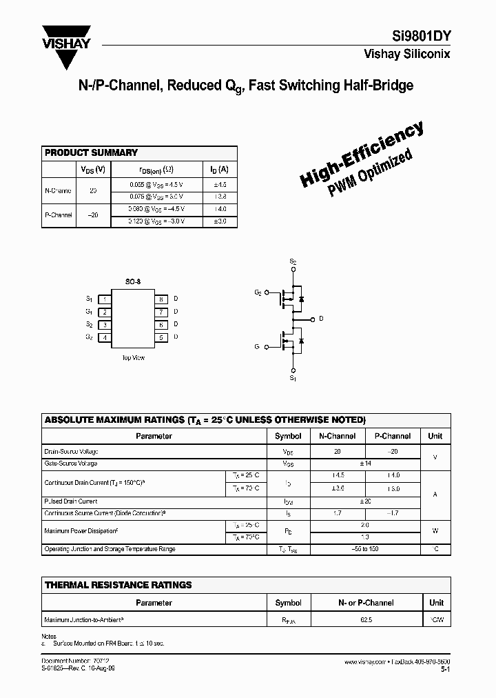 SI9801DY_232976.PDF Datasheet