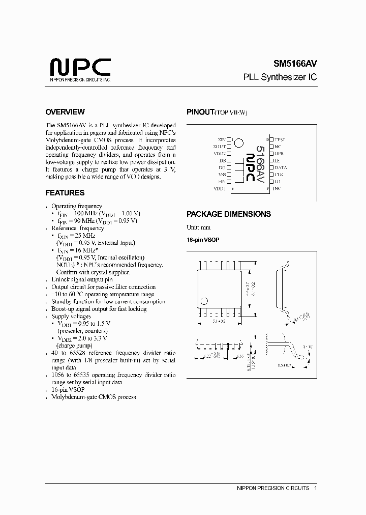 SM5166AV_302555.PDF Datasheet