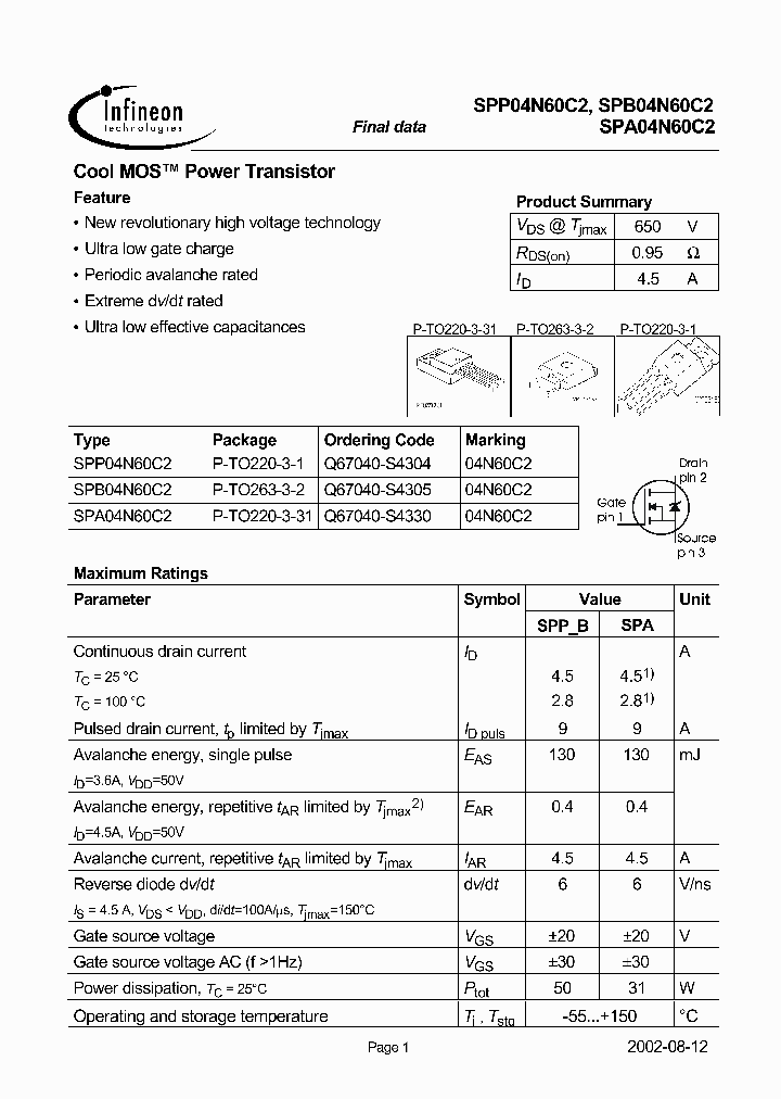 SPA04N60C2_213172.PDF Datasheet