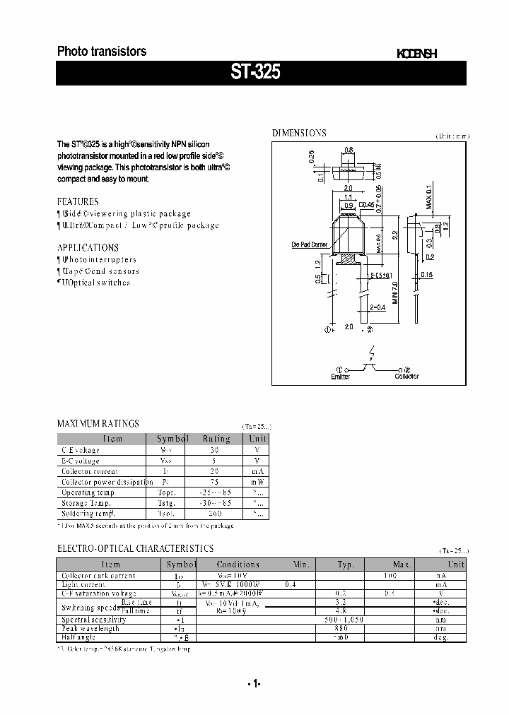 ST-325_213010.PDF Datasheet
