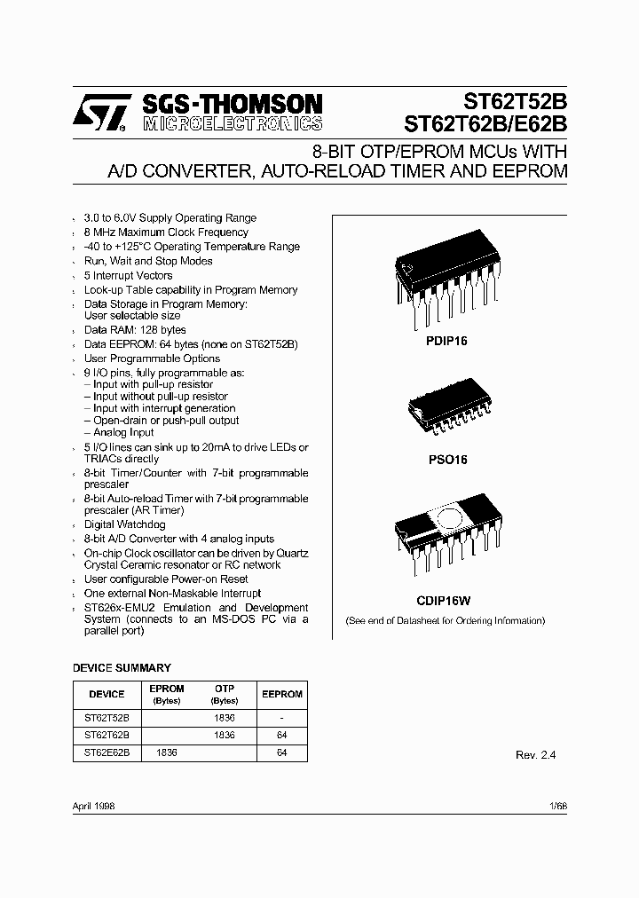 ST6252BB1_73879.PDF Datasheet