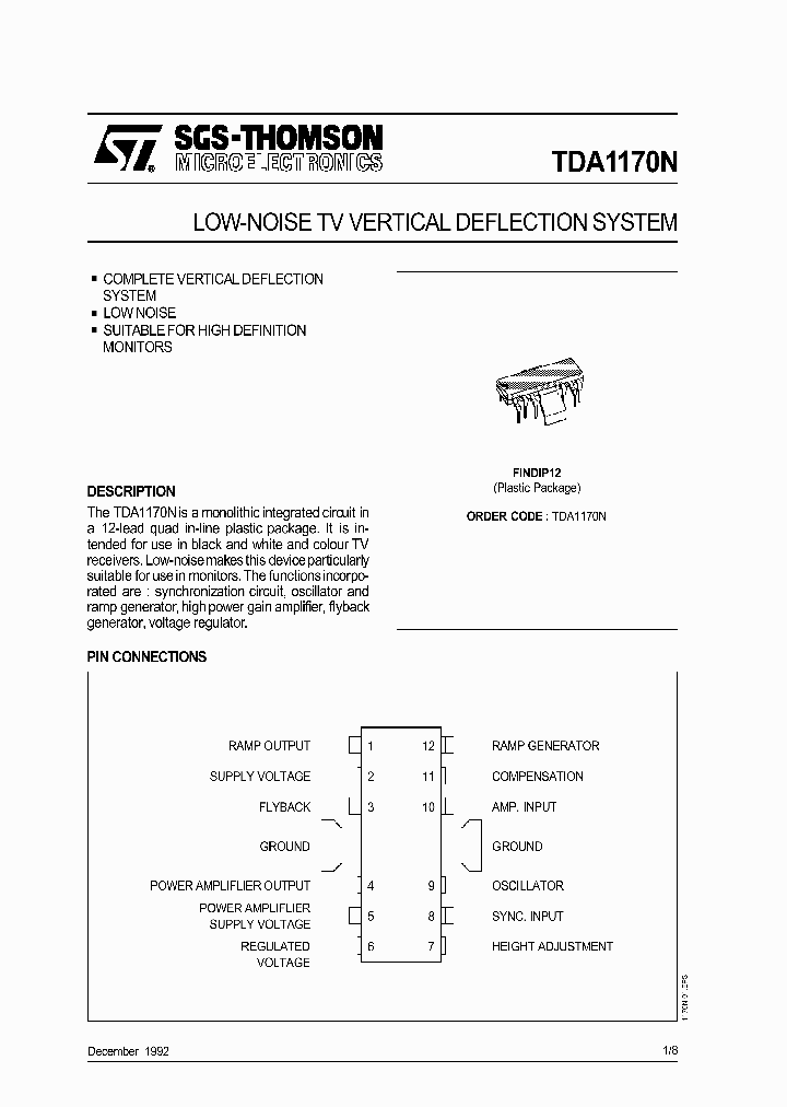 TDA1170N_156177.PDF Datasheet