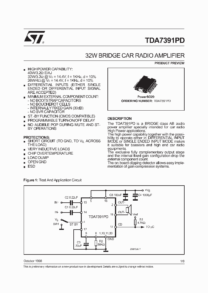 TDA7391PD_171468.PDF Datasheet