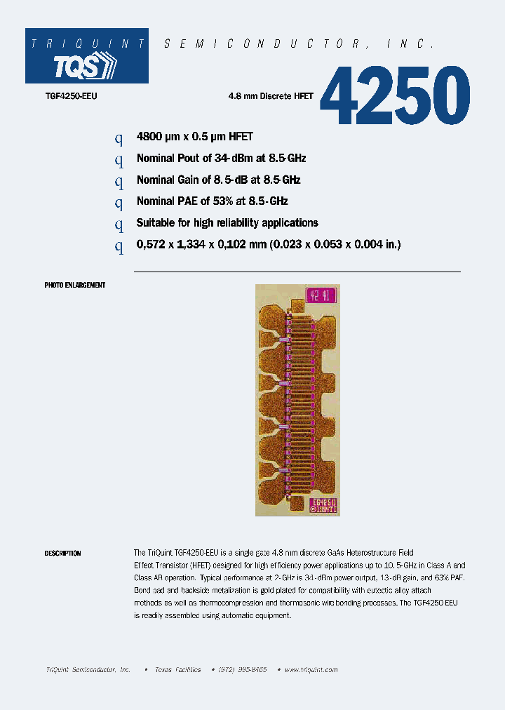 TGF4250_237719.PDF Datasheet