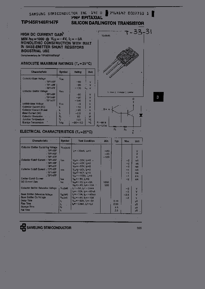 TIP146F_213922.PDF Datasheet