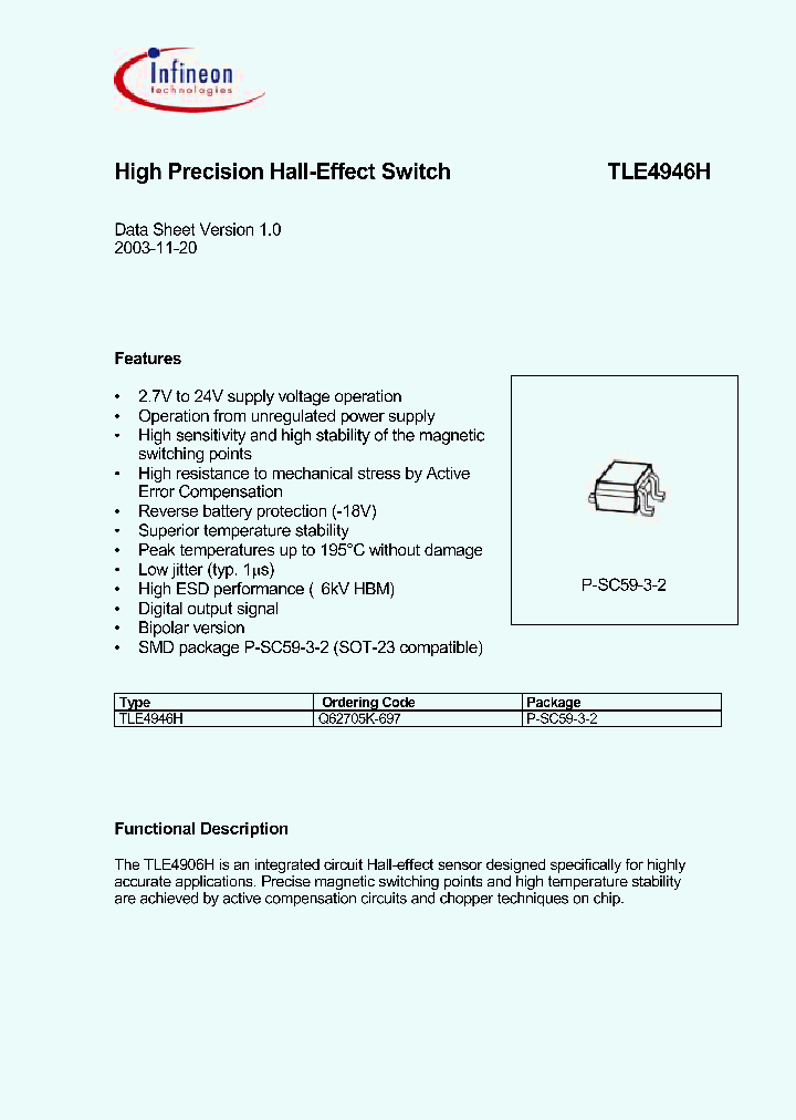 TLE4946H_223118.PDF Datasheet