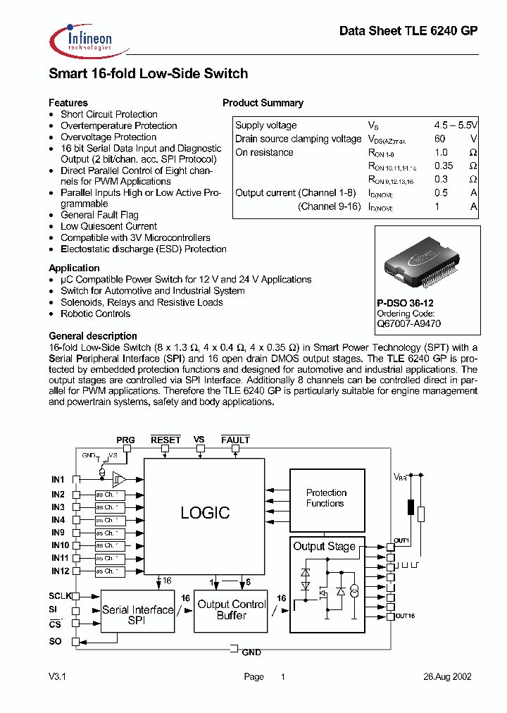 TLE6240GP_232879.PDF Datasheet