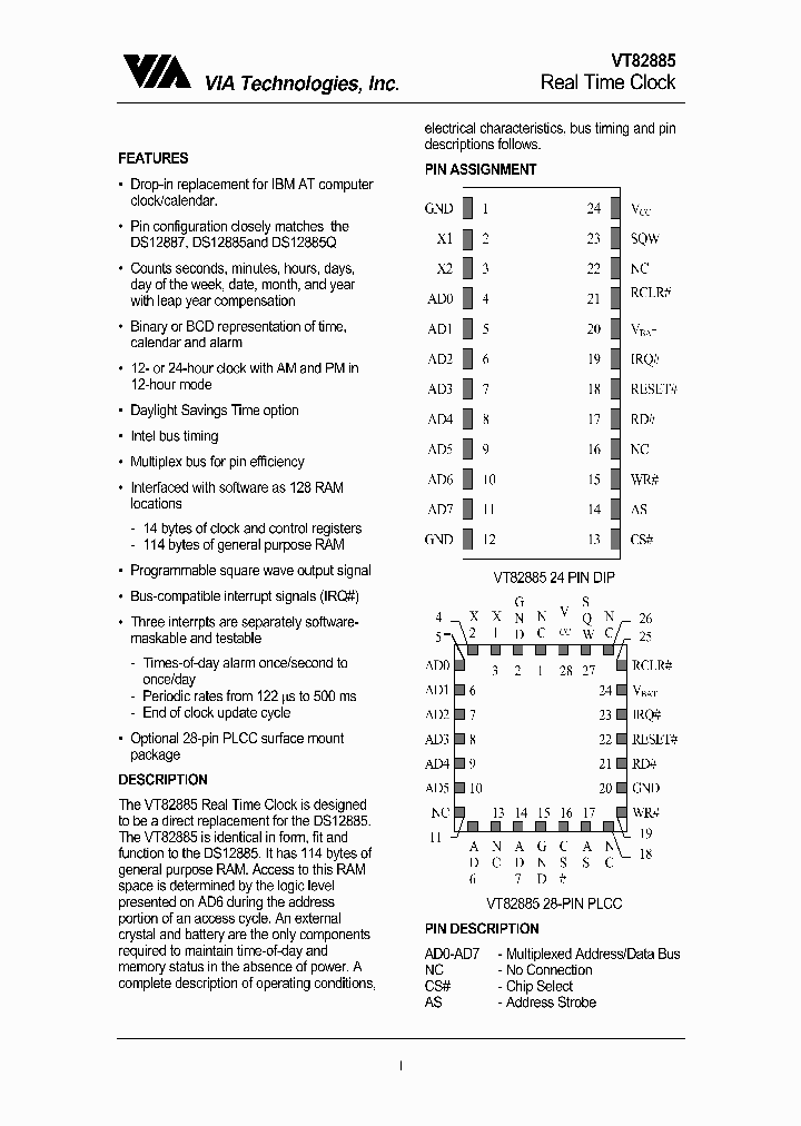 VT82885_54247.PDF Datasheet