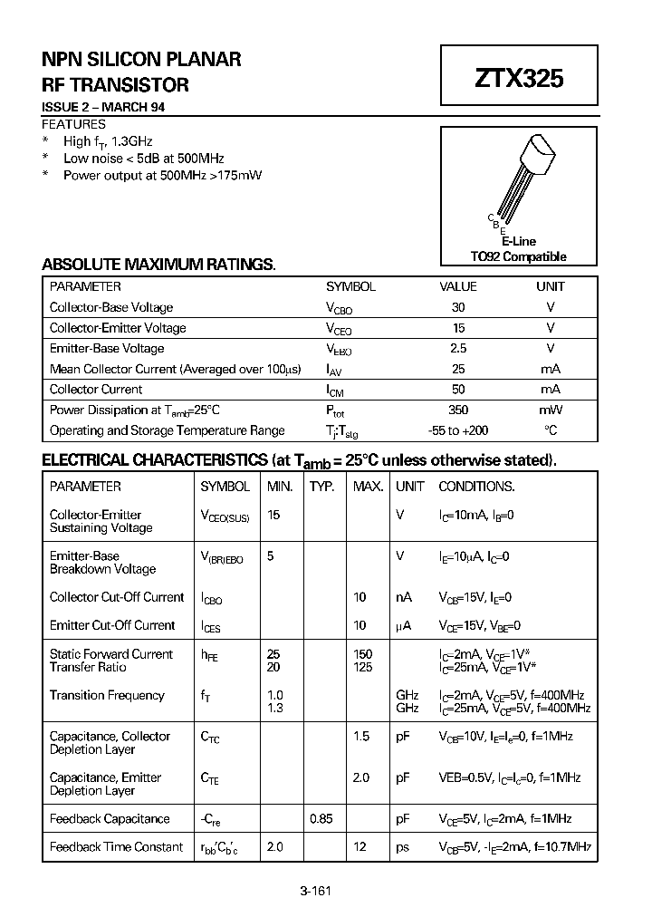 ZTX325_248521.PDF Datasheet