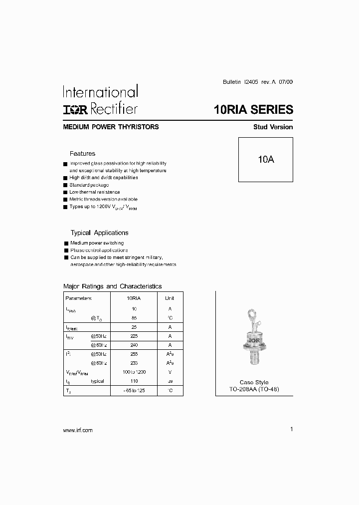 10RIA100S90_374214.PDF Datasheet
