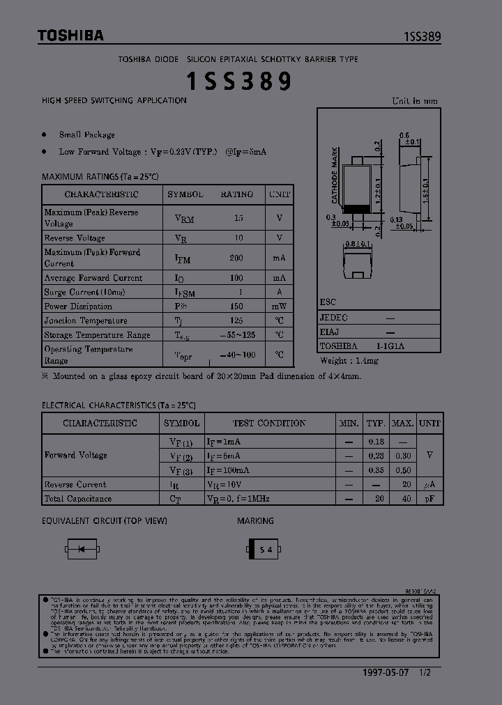 1SS389_307360.PDF Datasheet