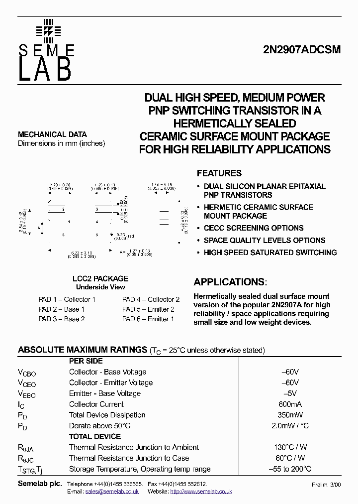 2N2907ADCSM_341827.PDF Datasheet
