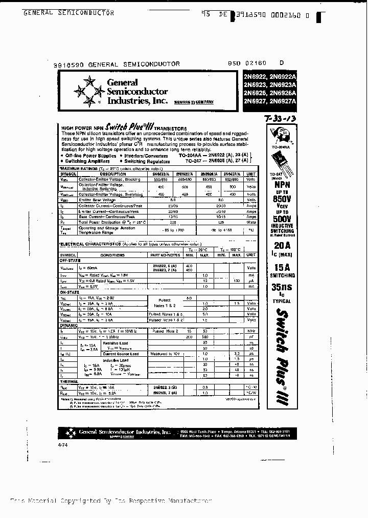 2N6922NBSP_328998.PDF Datasheet