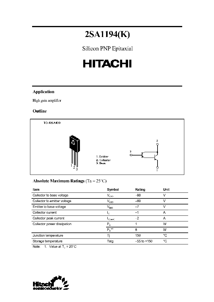 2SA1194K_328935.PDF Datasheet