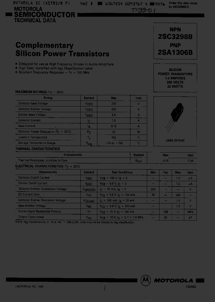 2SA1306B_203873.PDF Datasheet