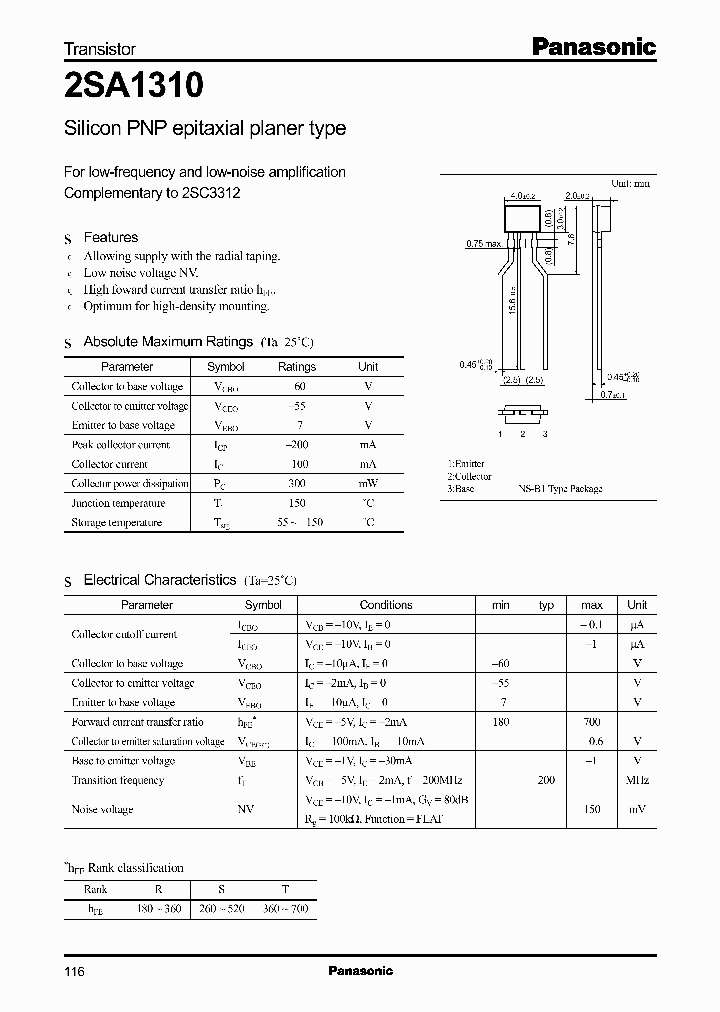 2SA1310_309955.PDF Datasheet