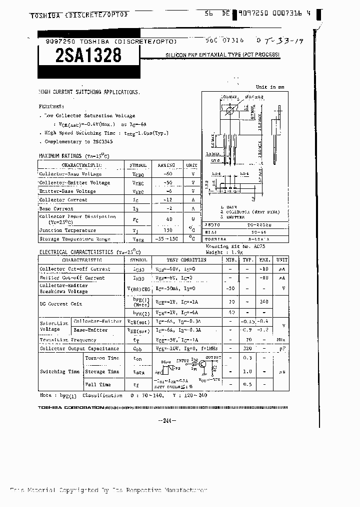 2SA1328_335650.PDF Datasheet