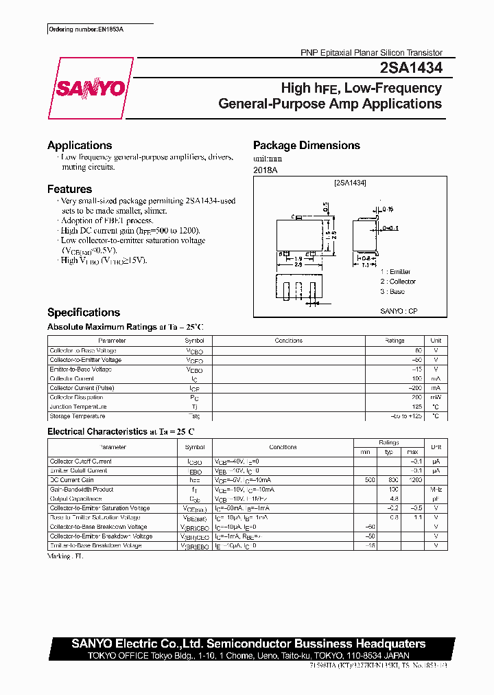 2SA1434_327938.PDF Datasheet
