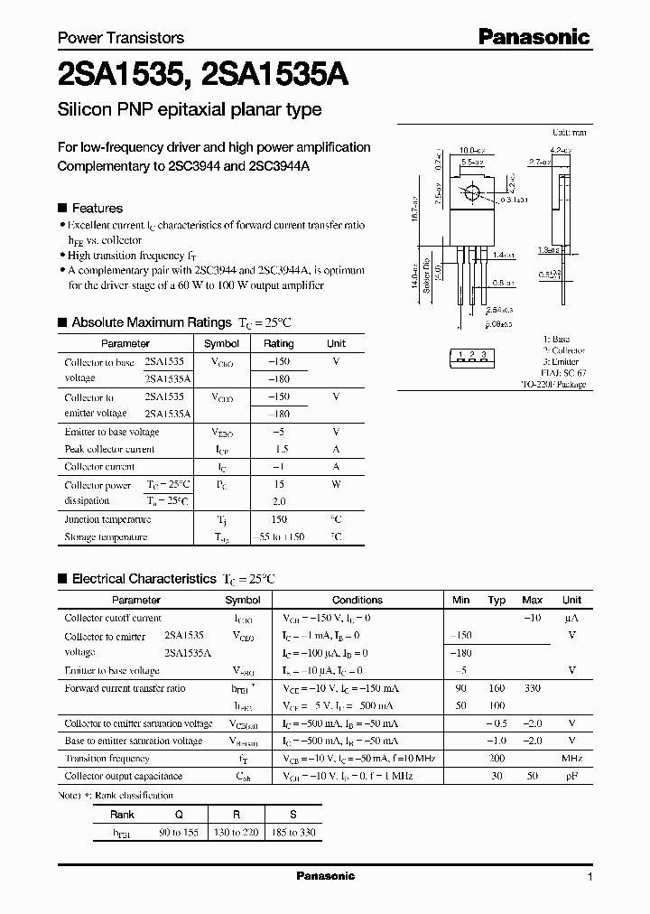 2SA1535A_365024.PDF Datasheet