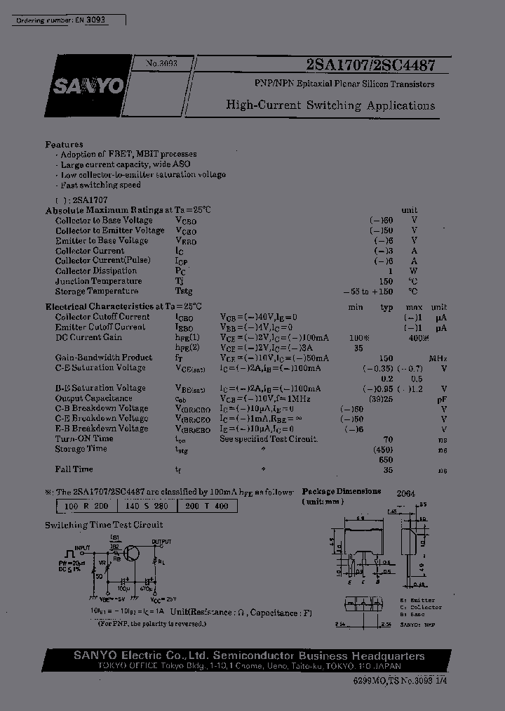 2SA1707_311761.PDF Datasheet