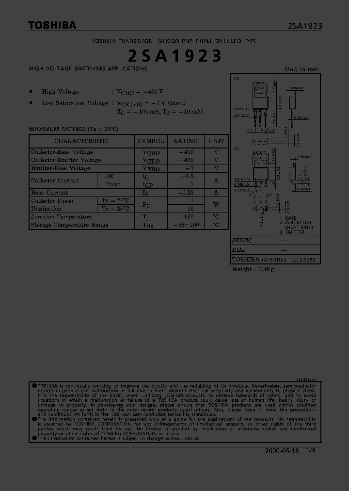 2SA1923_355547.PDF Datasheet