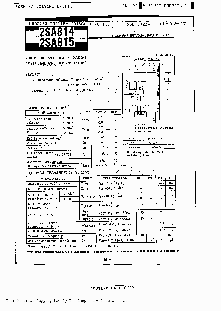 2SA814_248358.PDF Datasheet