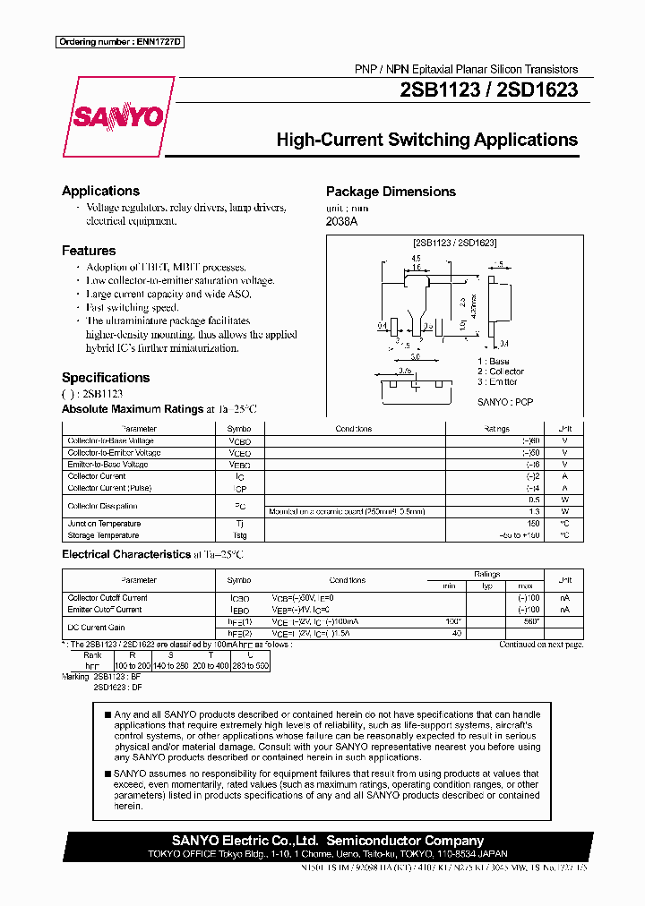 2SB1123_327525.PDF Datasheet