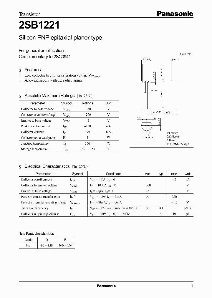 2SB1221_333941.PDF Datasheet