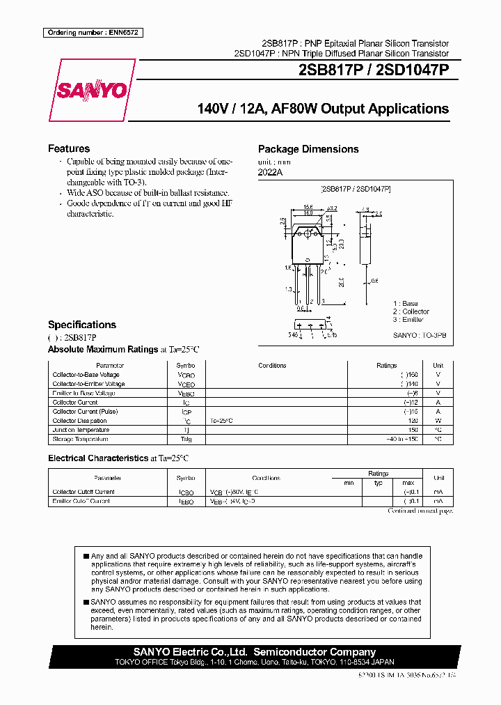 2SB817P_372863.PDF Datasheet