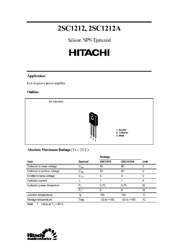 2SC12122SC1212A_332655.PDF Datasheet