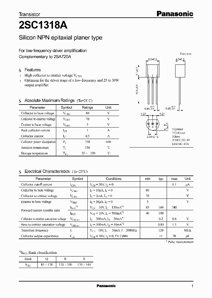 2SC1318A_331465.PDF Datasheet